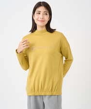 NGKCF64160 GIANNI LO GIUDICE(ジャンニ ロ ジュディチェ) [洗える・日本製]オプティマサーモポンチカットソー イエロー