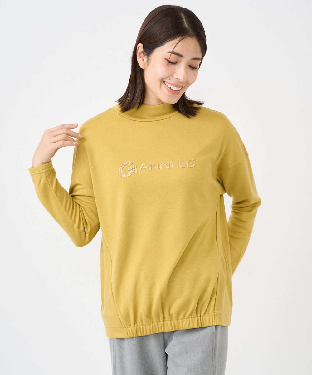 NGKCF64160 GIANNI LO GIUDICE(ジャンニ ロ ジュディチェ) [洗える・日本製]オプティマサーモポンチカットソー イエロー