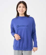 NGKCF64160 GIANNI LO GIUDICE(ジャンニ ロ ジュディチェ) [洗える・日本製]オプティマサーモポンチカットソー ブルー