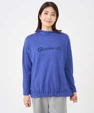 NGKCF64160 GIANNI LO GIUDICE(ジャンニ ロ ジュディチェ) [洗える・日本製]オプティマサーモポンチカットソー ブルー