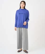 NGKCF64160 GIANNI LO GIUDICE(ジャンニ ロ ジュディチェ) [洗える・日本製]オプティマサーモポンチカットソー ブルー