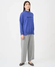 NGKCF64160 GIANNI LO GIUDICE(ジャンニ ロ ジュディチェ) [洗える・日本製]オプティマサーモポンチカットソー ブルー