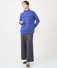 NGKCF64160 GIANNI LO GIUDICE(ジャンニ ロ ジュディチェ) [洗える・日本製]オプティマサーモポンチカットソー ブルー