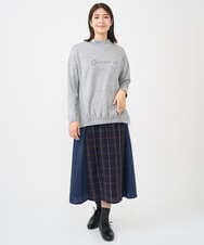 NGKCF64160 GIANNI LO GIUDICE(ジャンニ ロ ジュディチェ) [洗える・日本製]オプティマサーモポンチカットソー グレー