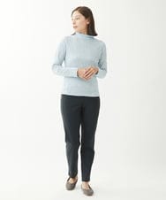 NGKCX31150 GIANNI LO GIUDICE(ジャンニ ロ ジュディチェ) [洗える・日本製]リンクス防縮ウールカットソー ライトブルー
