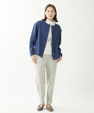 NGKCX31150 GIANNI LO GIUDICE(ジャンニ ロ ジュディチェ) [洗える・日本製]リンクス防縮ウールカットソー オフホワイト