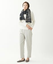 NGKCX31150 GIANNI LO GIUDICE(ジャンニ ロ ジュディチェ) [洗える・日本製]リンクス防縮ウールカットソー オフホワイト