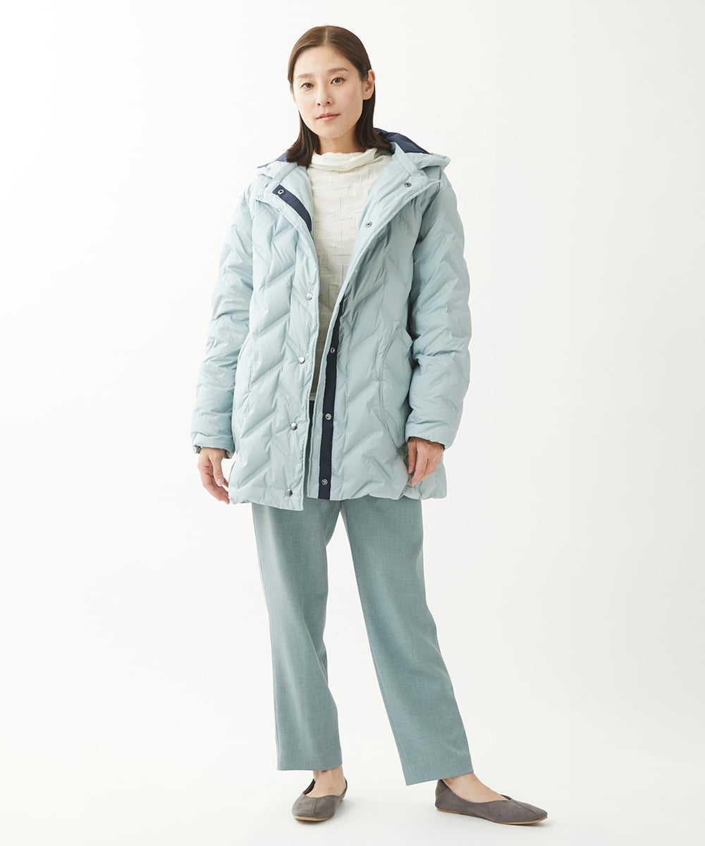 NGKCX31150 GIANNI LO GIUDICE(ジャンニ ロ ジュディチェ) [洗える・日本製]リンクス防縮ウールカットソー オフホワイト