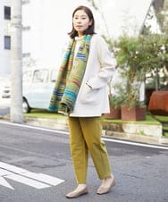 NGKCX31150 GIANNI LO GIUDICE(ジャンニ ロ ジュディチェ) [洗える・日本製]リンクス防縮ウールカットソー オフホワイト