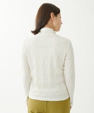 NGKCX31150 GIANNI LO GIUDICE(ジャンニ ロ ジュディチェ) [洗える・日本製]リンクス防縮ウールカットソー オフホワイト