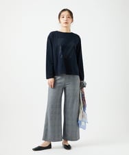 NGKED03200 GIANNI LO GIUDICE(ジャンニ ロ ジュディチェ) [日本製]ロゴカットソー ネイビー