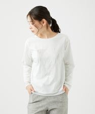 NGKED03200 GIANNI LO GIUDICE(ジャンニ ロ ジュディチェ) [日本製]ロゴカットソー ホワイト