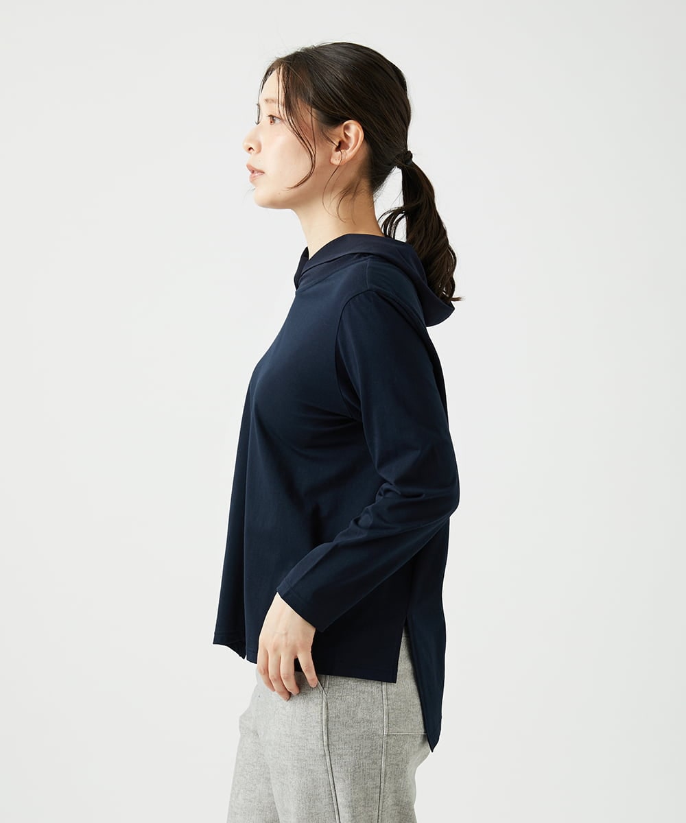 NGKED04150 GIANNI LO GIUDICE(ジャンニ ロ ジュディチェ) [日本製]ハイゲージ天竺カットソー ネイビー