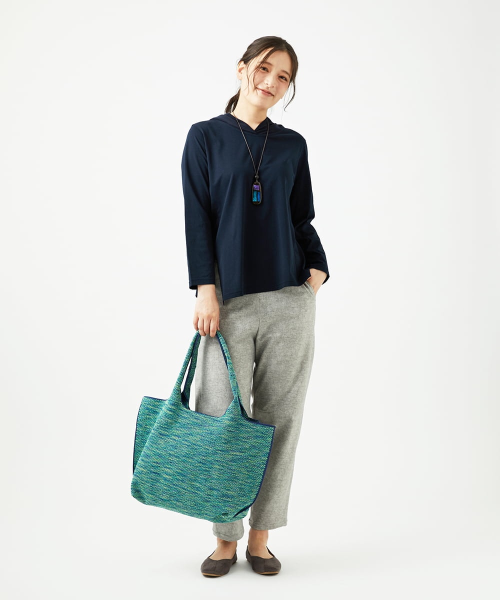 NGKED04150 GIANNI LO GIUDICE(ジャンニ ロ ジュディチェ) [日本製]ハイゲージ天竺カットソー ネイビー