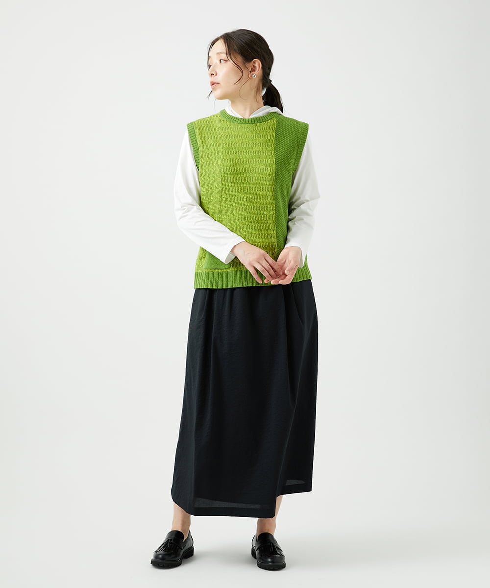 NGKED04150 GIANNI LO GIUDICE(ジャンニ ロ ジュディチェ) [日本製]ハイゲージ天竺カットソー ホワイト