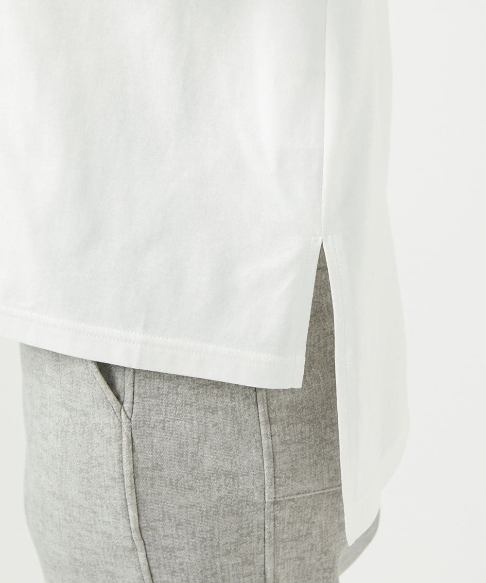 NGKED04150 GIANNI LO GIUDICE(ジャンニ ロ ジュディチェ) [日本製]ハイゲージ天竺カットソー ホワイト