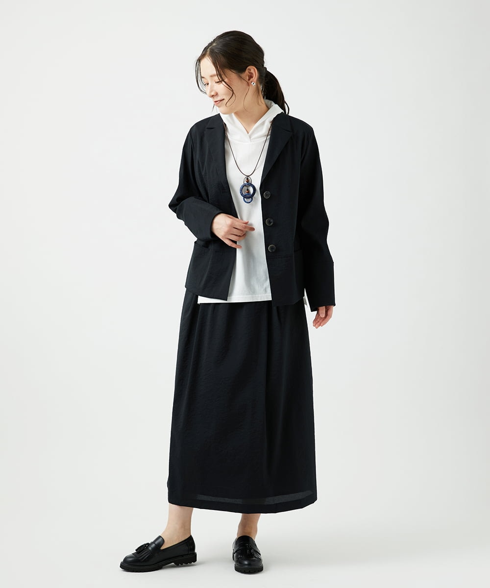 NGKED04150 GIANNI LO GIUDICE(ジャンニ ロ ジュディチェ) [日本製]ハイゲージ天竺カットソー ホワイト