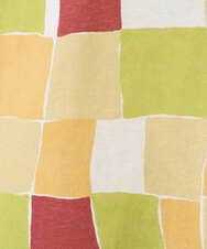 NGKEF16200 GIANNI LO GIUDICE(ジャンニ ロ ジュディチェ) [洗える・日本製]コットン天竺ブロックチェックプリントカットソー ブルーネイビー