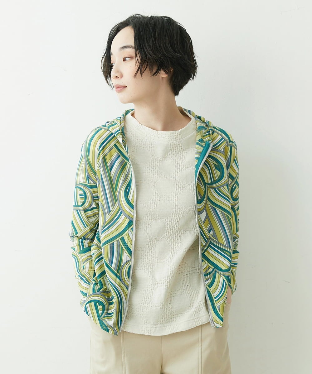NGKET02270 GIANNI LO GIUDICE [洗える・日本製]ハートプリントチュールカバーアップ