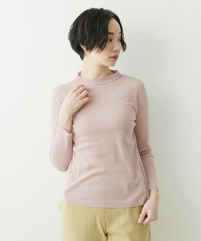 NGKET04110  [洗える・日本製]コットンチュールプルオーバー