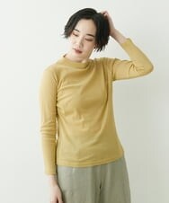 NGKET04110 GIANNI LO GIUDICE(ジャンニ ロ ジュディチェ) [洗える・日本製]コットンチュールプルオーバー ライトイエロー