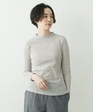 NGKET04110 GIANNI LO GIUDICE(ジャンニ ロ ジュディチェ) [洗える・日本製]コットンチュールプルオーバー グレー