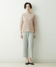NGKET05130 GIANNI LO GIUDICE(ジャンニ ロ ジュディチェ) [日本製]MVSドットシャーリングハイネックカットソー ピンク