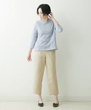 NGKET05130 GIANNI LO GIUDICE(ジャンニ ロ ジュディチェ) [日本製]MVSドットシャーリングハイネックカットソー ライトブルー