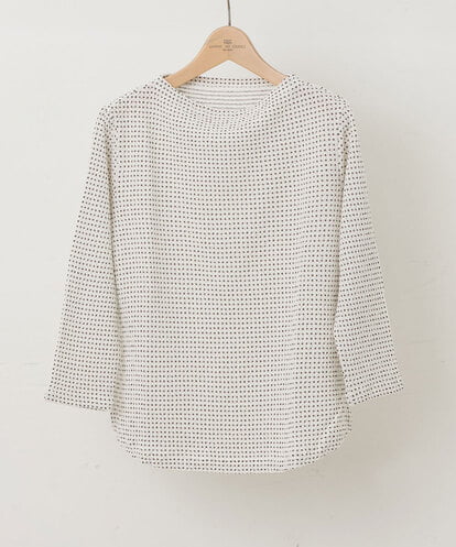 NGKET12230 GIANNI LO GIUDICE [日本製]ドットツイストジャガードプルオーバー