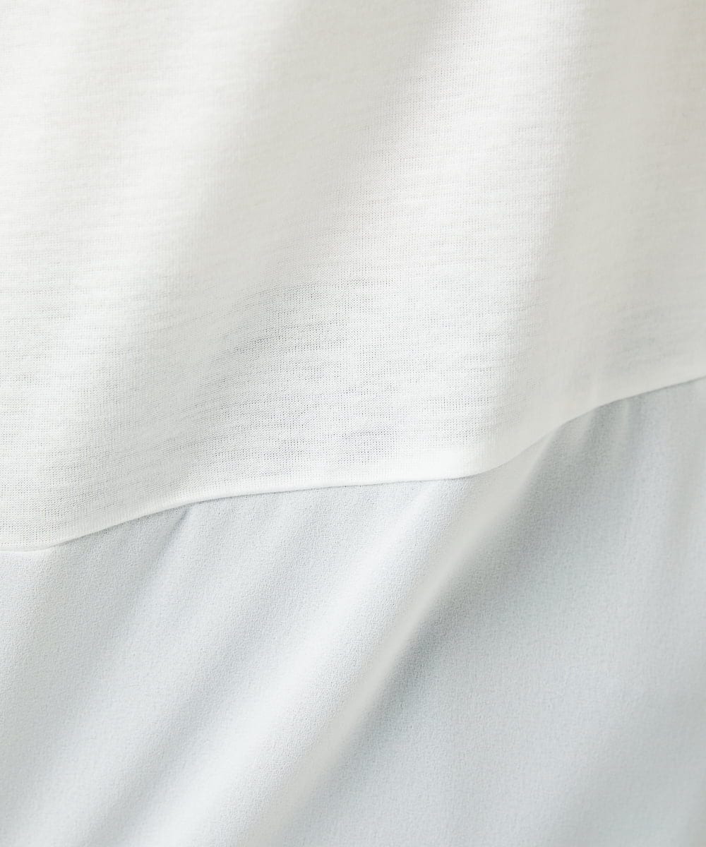 NGKGA27100 GIANNI LO GIUDICE(ジャンニ ロ ジュディチェ) [洗える・日本製]リヨセルコットンスパイラル天竺タンクトップ ホワイト