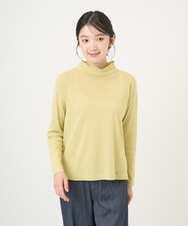 NGKGD13120 GIANNI LO GIUDICE(ジャンニ ロ ジュディチェ) [洗える・日本製]コットンチュールカットソー イエロー