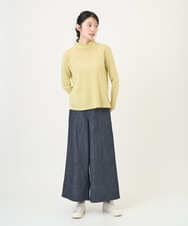 NGKGD13120 GIANNI LO GIUDICE(ジャンニ ロ ジュディチェ) [洗える・日本製]コットンチュールカットソー イエロー