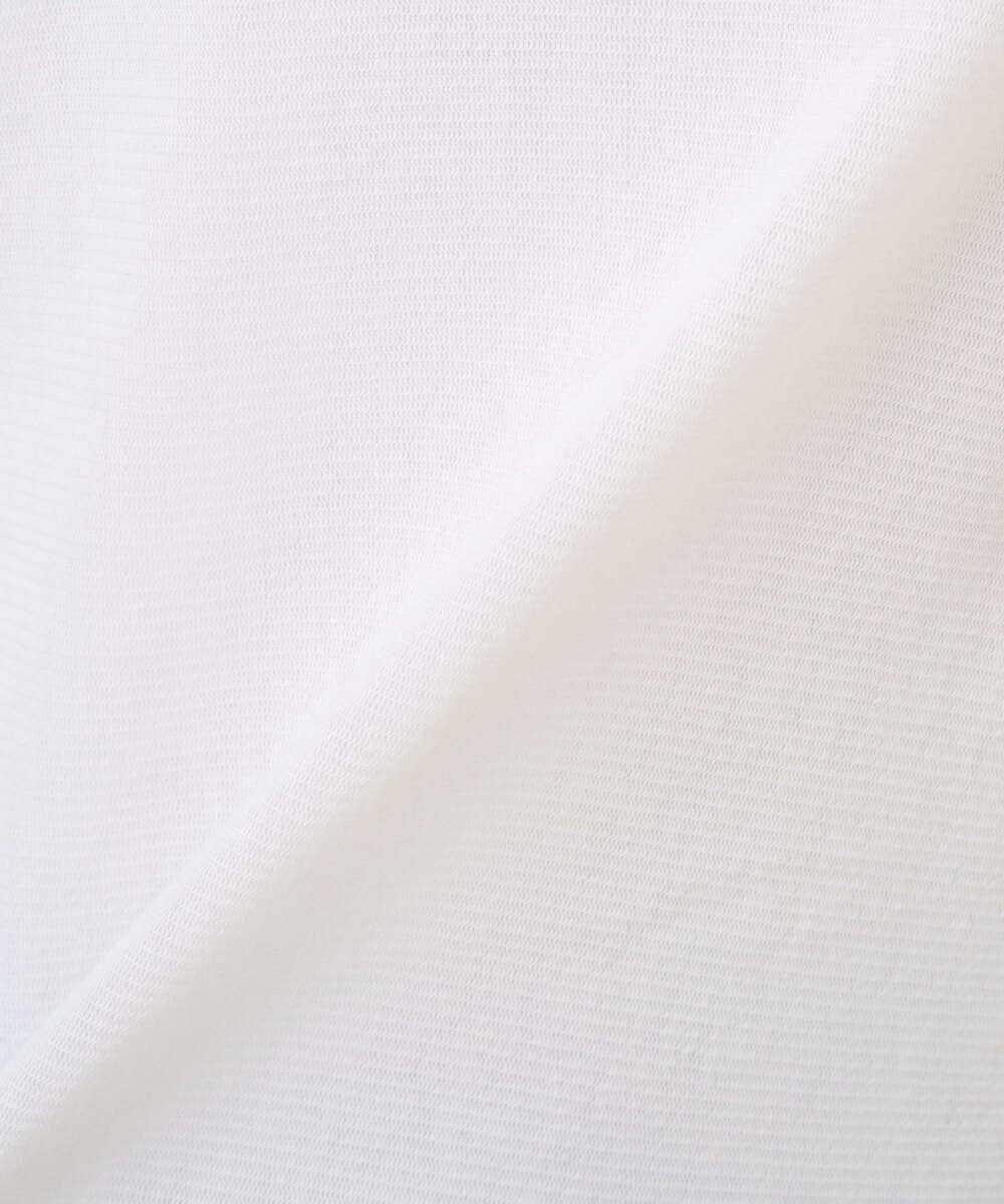 NGKGD13120 GIANNI LO GIUDICE(ジャンニ ロ ジュディチェ) [洗える・日本製]コットンチュールカットソー ライトグレー