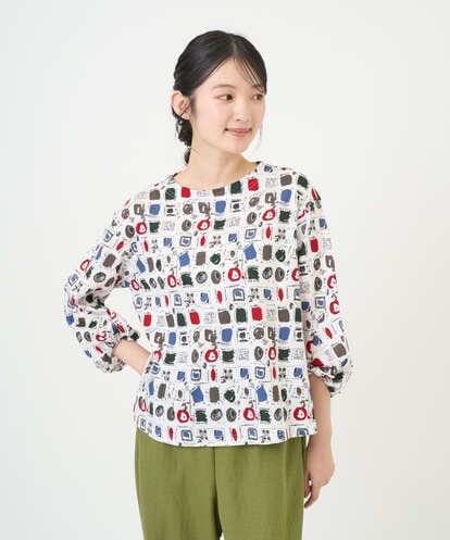 NGKGD20230 GIANNI LO GIUDICE [洗える・日本製]マーベラステンジクプリントカットソー