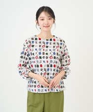 NGKGD20230 GIANNI LO GIUDICE(ジャンニ ロ ジュディチェ) [洗える・日本製]マーベラステンジクプリントカットソー レッド