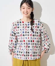 NGKGD20230 GIANNI LO GIUDICE(ジャンニ ロ ジュディチェ) [洗える・日本製]マーベラステンジクプリントカットソー レッド