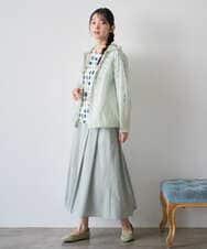 NGKGD20230 GIANNI LO GIUDICE(ジャンニ ロ ジュディチェ) [洗える・日本製]マーベラステンジクプリントカットソー グリーン