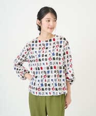 NGKGD20230 GIANNI LO GIUDICE(ジャンニ ロ ジュディチェ) [洗える・日本製]マーベラステンジクプリントカットソー グリーン