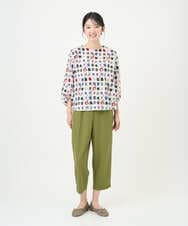 NGKGD20230 GIANNI LO GIUDICE(ジャンニ ロ ジュディチェ) [洗える・日本製]マーベラステンジクプリントカットソー グリーン