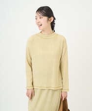 NGKGD30190 GIANNI LO GIUDICE(ジャンニ ロ ジュディチェ) [洗える・日本製]カールマイヤーチェックカットソー イエローベージュ