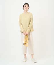 NGKGD30190 GIANNI LO GIUDICE(ジャンニ ロ ジュディチェ) [洗える・日本製]カールマイヤーチェックカットソー イエローベージュ