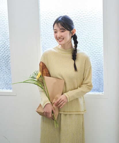 NGKGD30190 GIANNI LO GIUDICE [洗える・日本製]カールマイヤーチェックカットソー