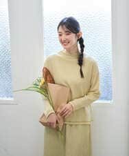 NGKGD30190 GIANNI LO GIUDICE(ジャンニ ロ ジュディチェ) [洗える・日本製]カールマイヤーチェックカットソー イエローベージュ