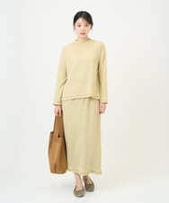 NGKGD30190 GIANNI LO GIUDICE(ジャンニ ロ ジュディチェ) [洗える・日本製]カールマイヤーチェックカットソー ブラック