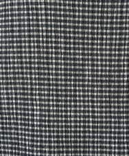 NGKGD30190 GIANNI LO GIUDICE(ジャンニ ロ ジュディチェ) [洗える・日本製]カールマイヤーチェックカットソー ブラック