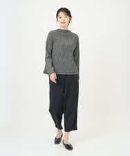 NGKGD30190 GIANNI LO GIUDICE(ジャンニ ロ ジュディチェ) [洗える・日本製]カールマイヤーチェックカットソー ブラック