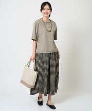 NGKGE40210 GIANNI LO GIUDICE(ジャンニ ロ ジュディチェ) [洗える]クールローレルスカイコットTシャツ オレンジ