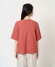 NGKGE40210 GIANNI LO GIUDICE(ジャンニ ロ ジュディチェ) [洗える]クールローレルスカイコットTシャツ オレンジ