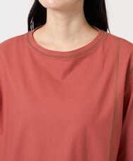 NGKGE40210 GIANNI LO GIUDICE(ジャンニ ロ ジュディチェ) [洗える]クールローレルスカイコットTシャツ オレンジ