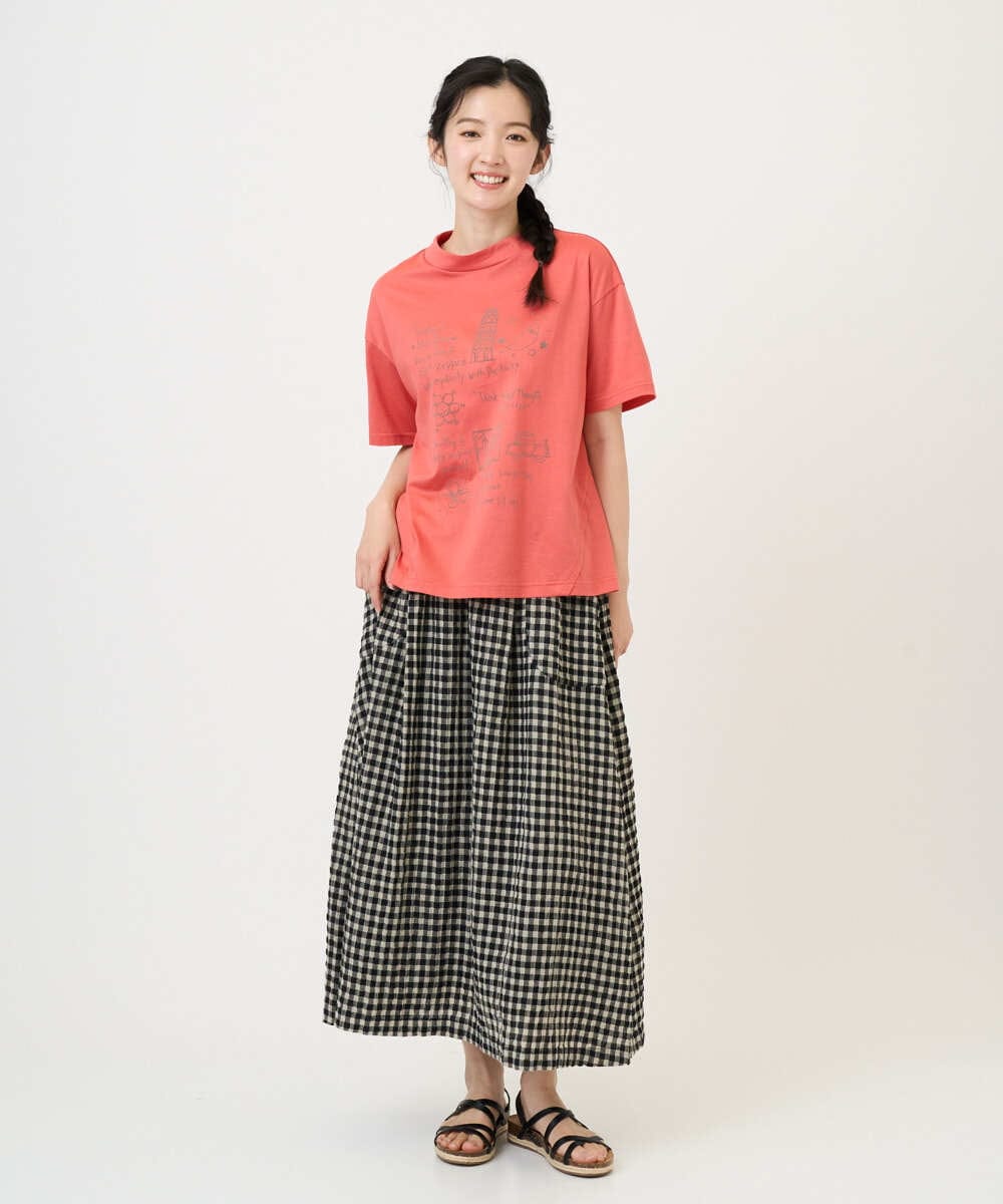 NGKGE42180 GIANNI LO GIUDICE(ジャンニ ロ ジュディチェ) [洗える・日本製]天竺シルケットカットソー ピンク